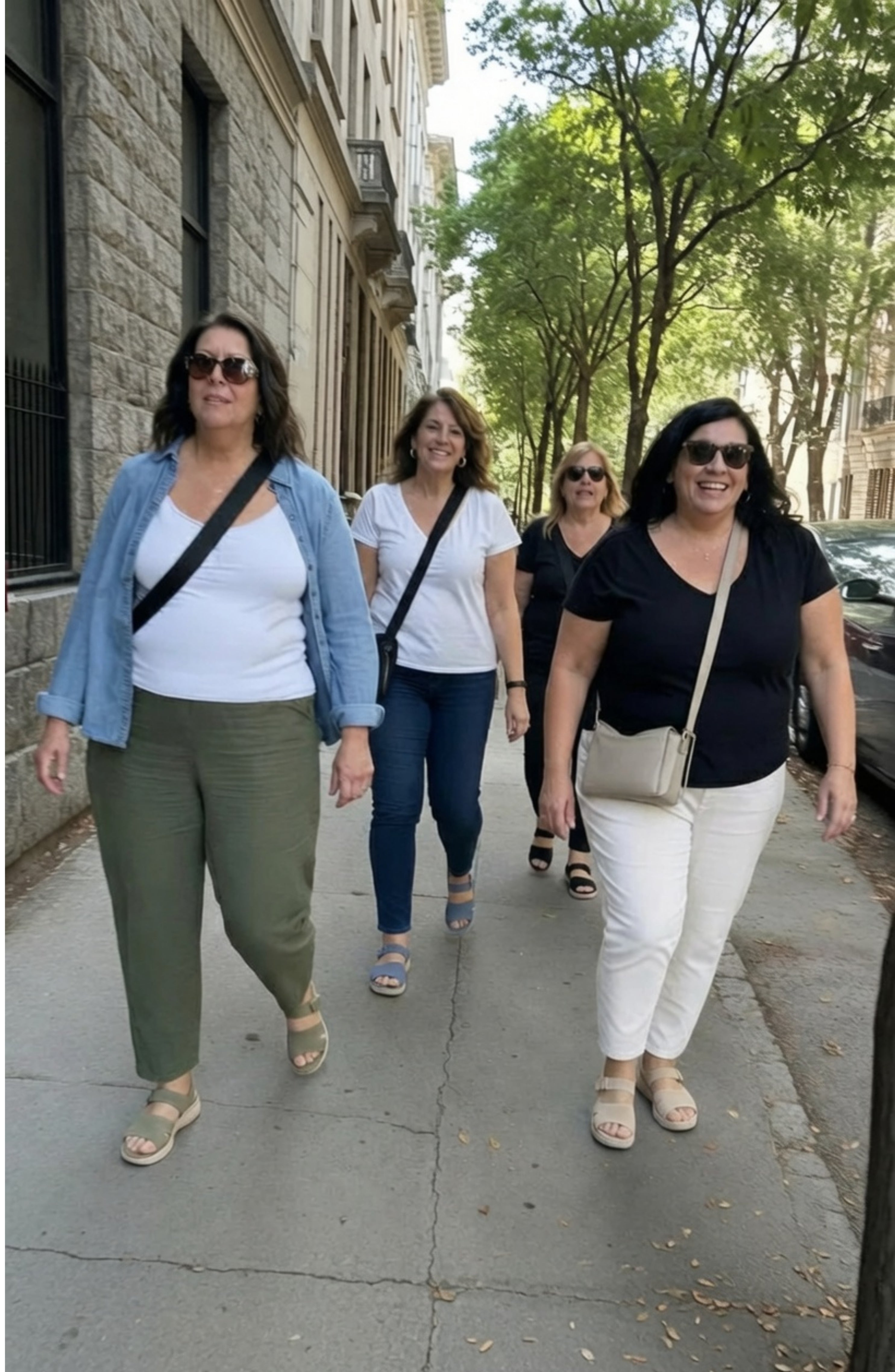 Sandalias Éloise - anchas y elásticas para caminar