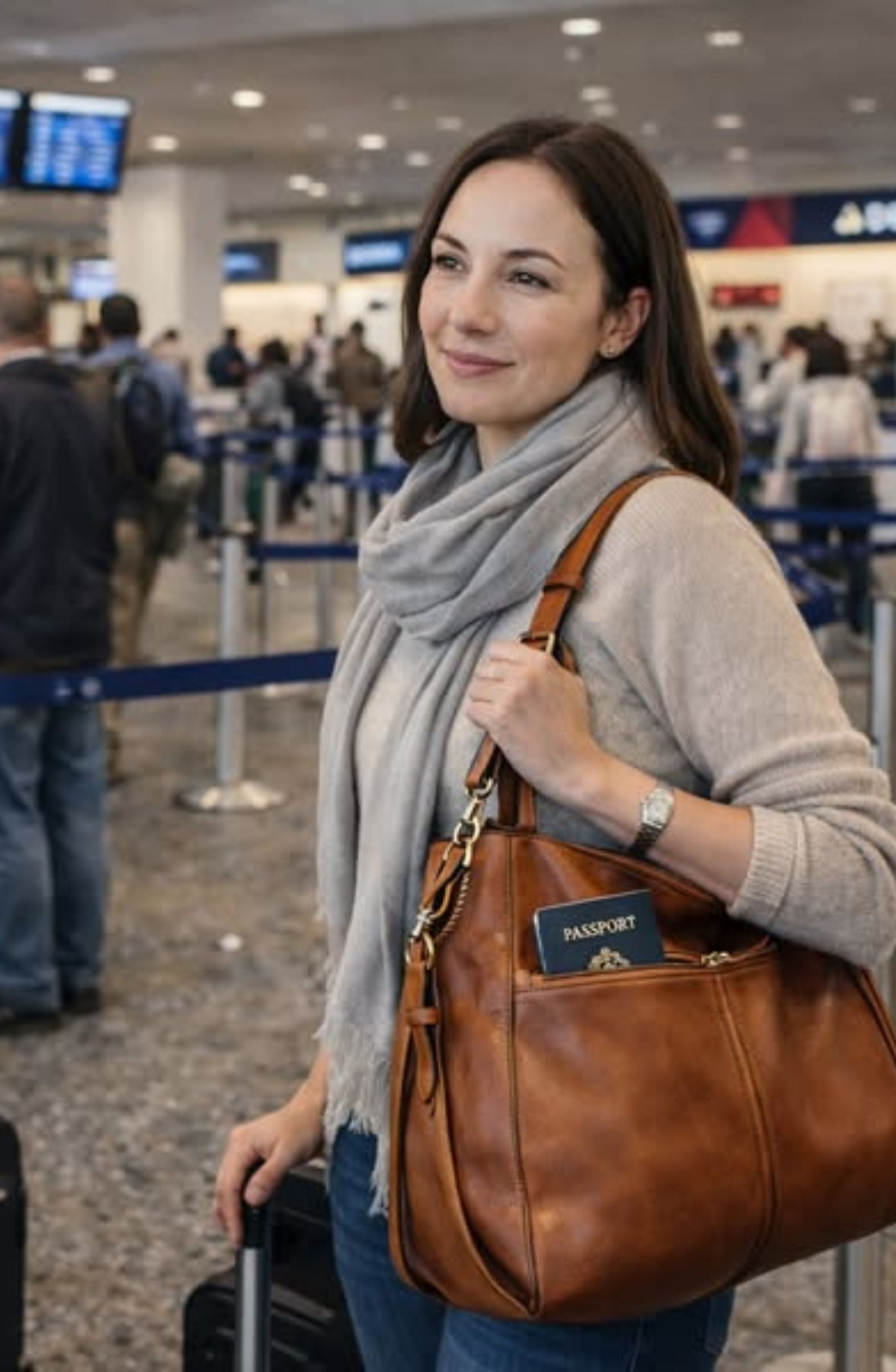 Bolso Riba - efecto piel con tarjetero Antirobo de regalo