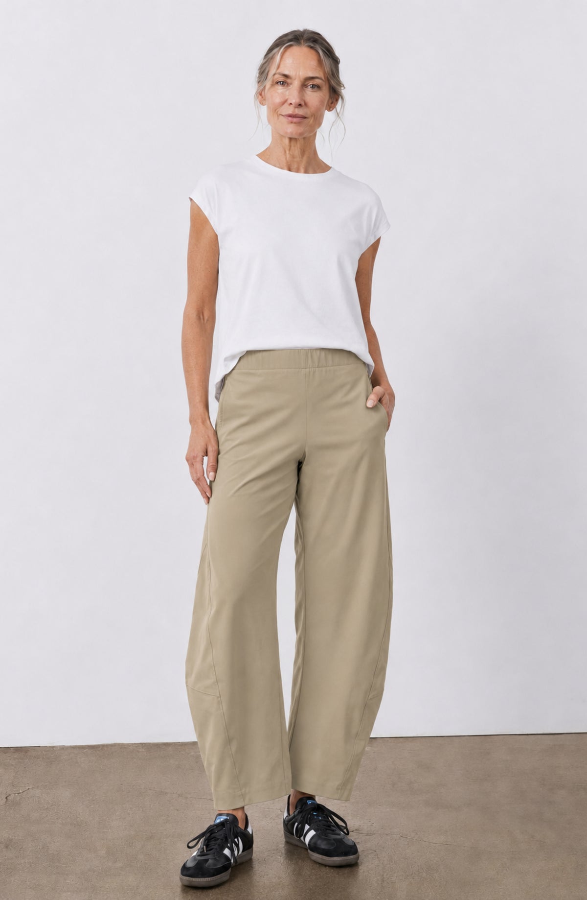 Pantalón Bruna — Barrel fit de cintura alta