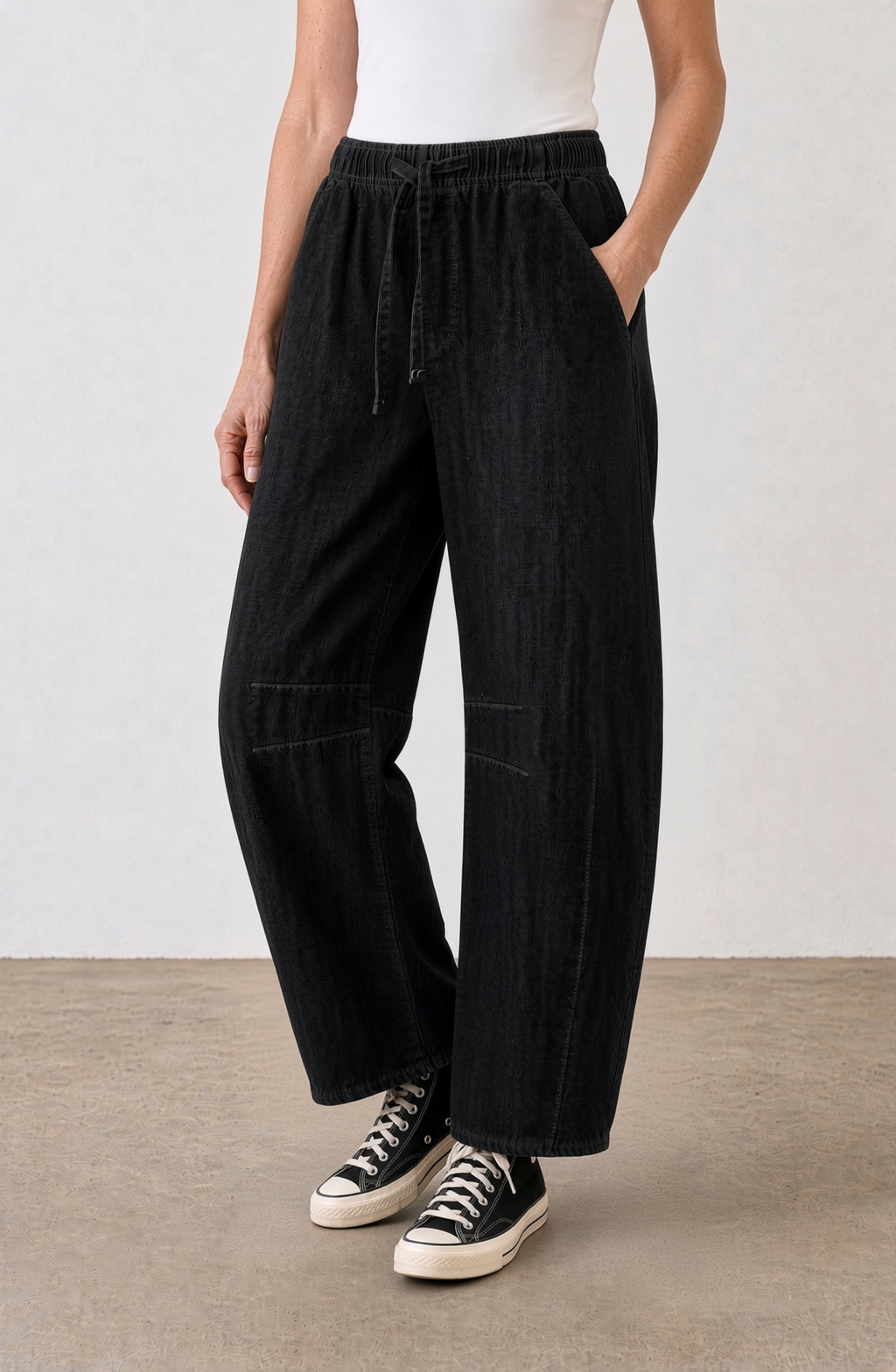Pantalón Sofia Denim — Barrel fit de cintura alta