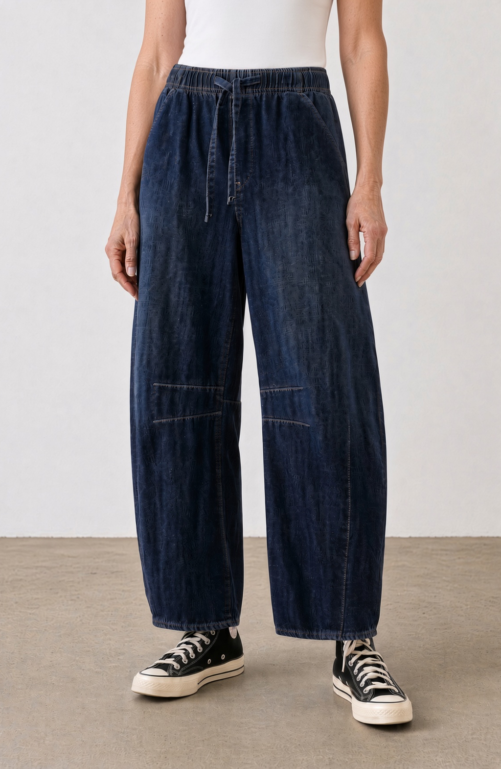 Pantalón Sofia Denim — Barrel fit de cintura alta