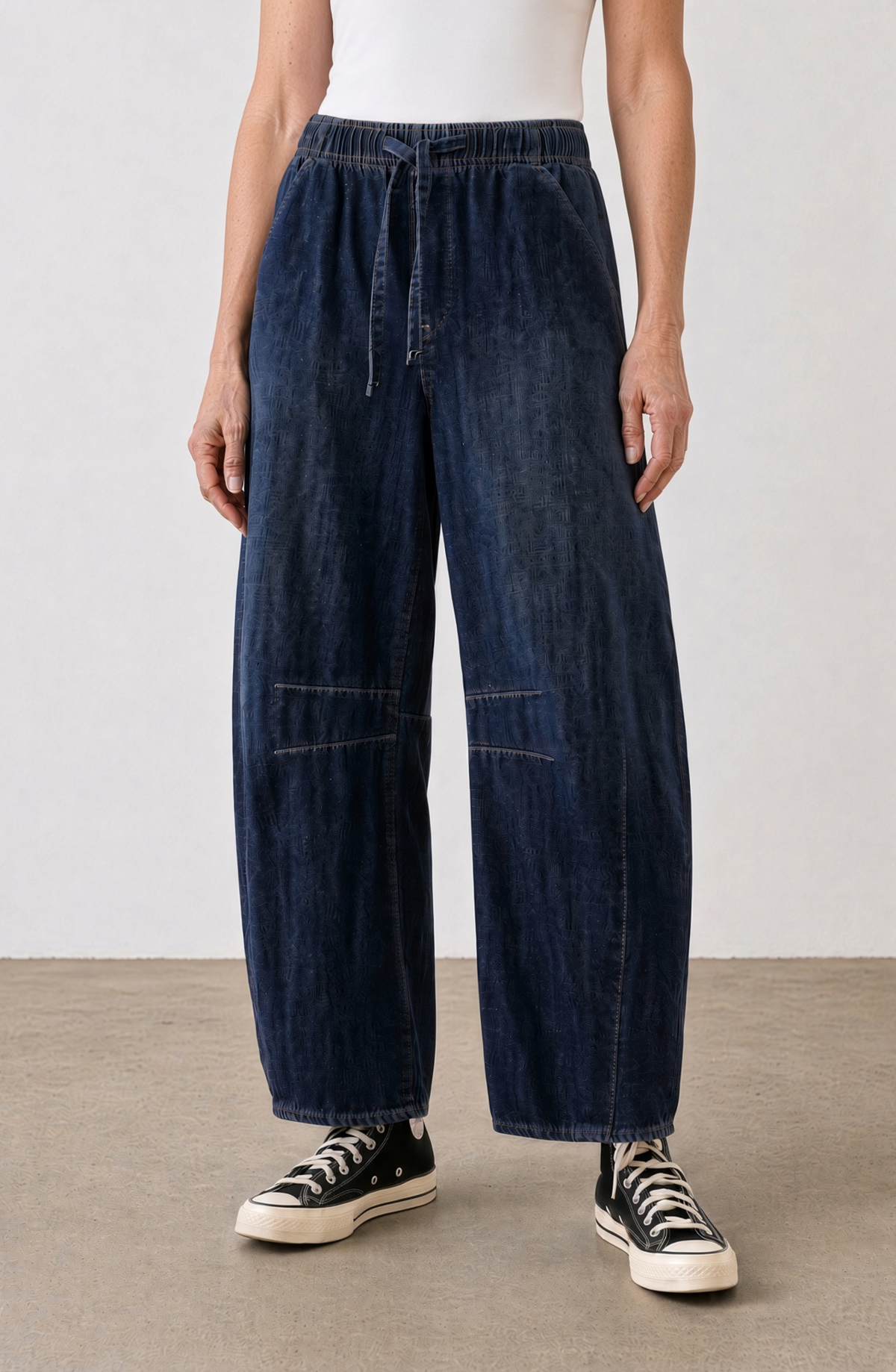 Pantalón Sofia Denim — Barrel fit de cintura alta