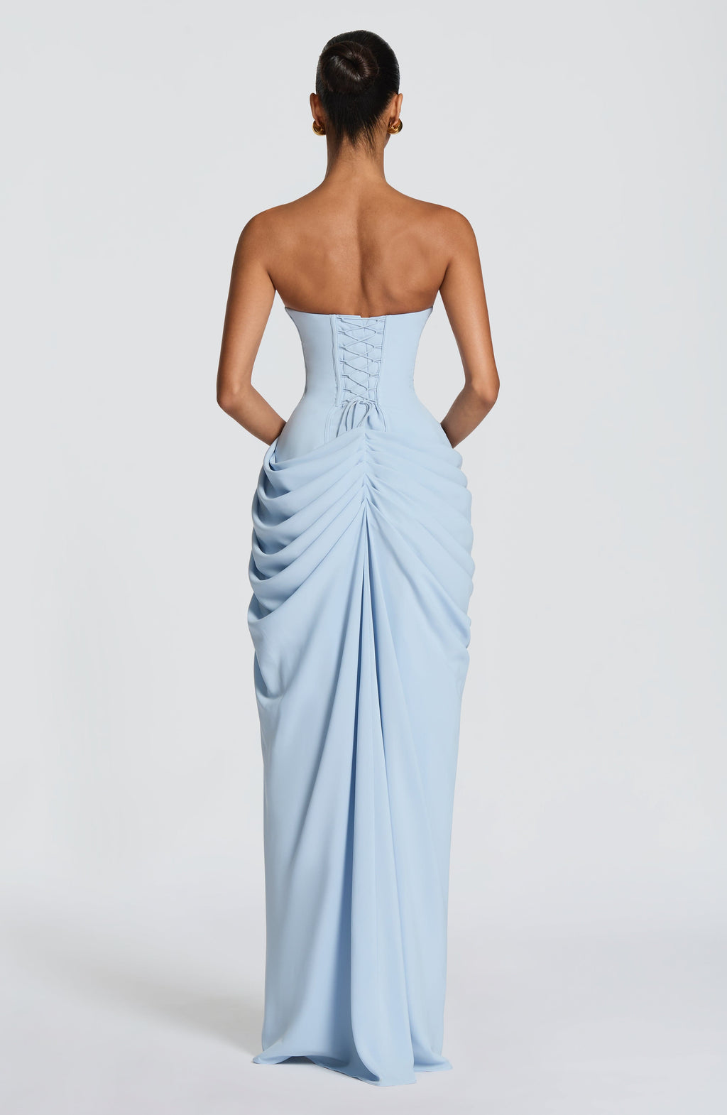 Vestido Solène - Azul Glaciar