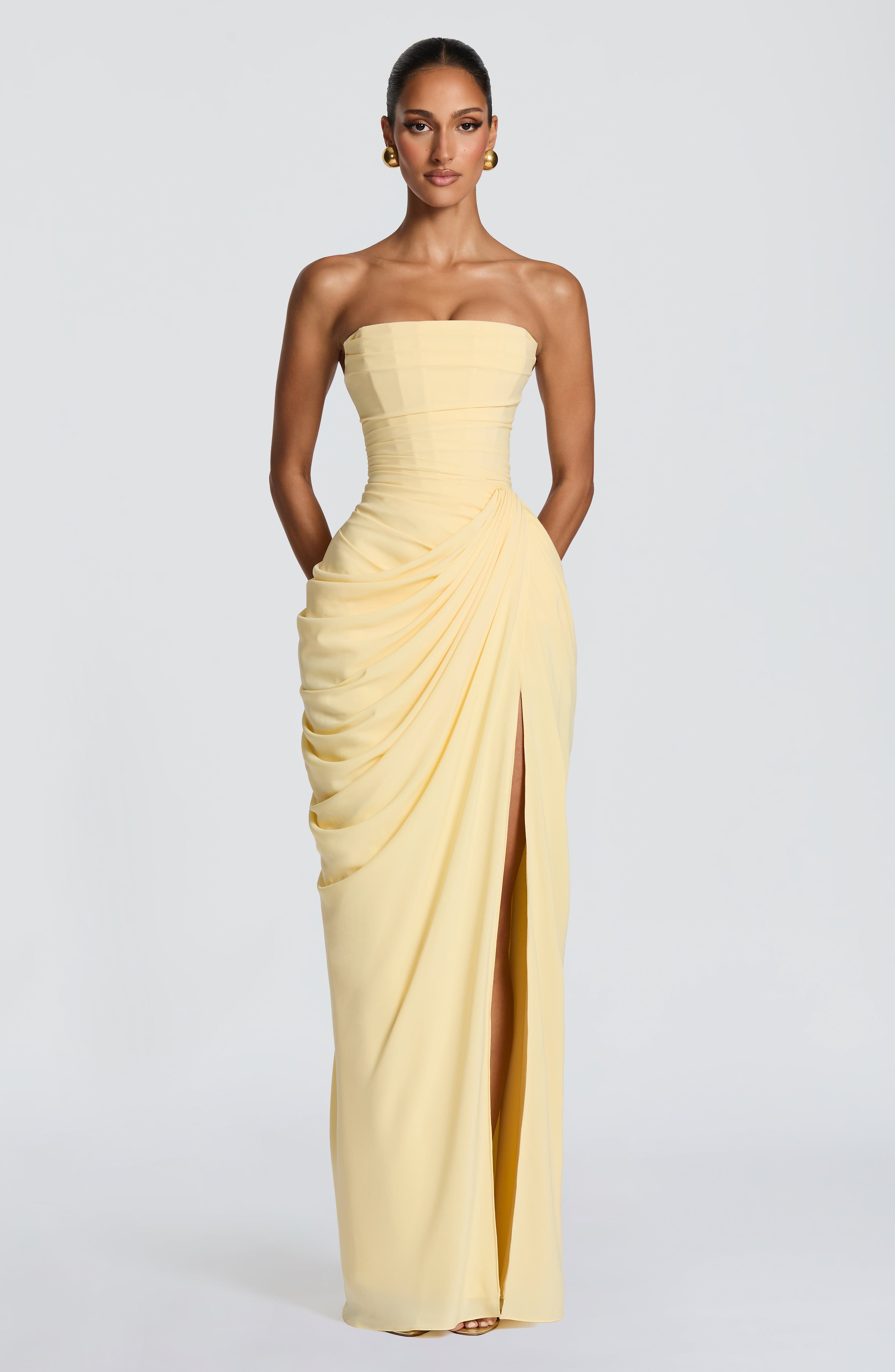 Vestido Solène - Limón