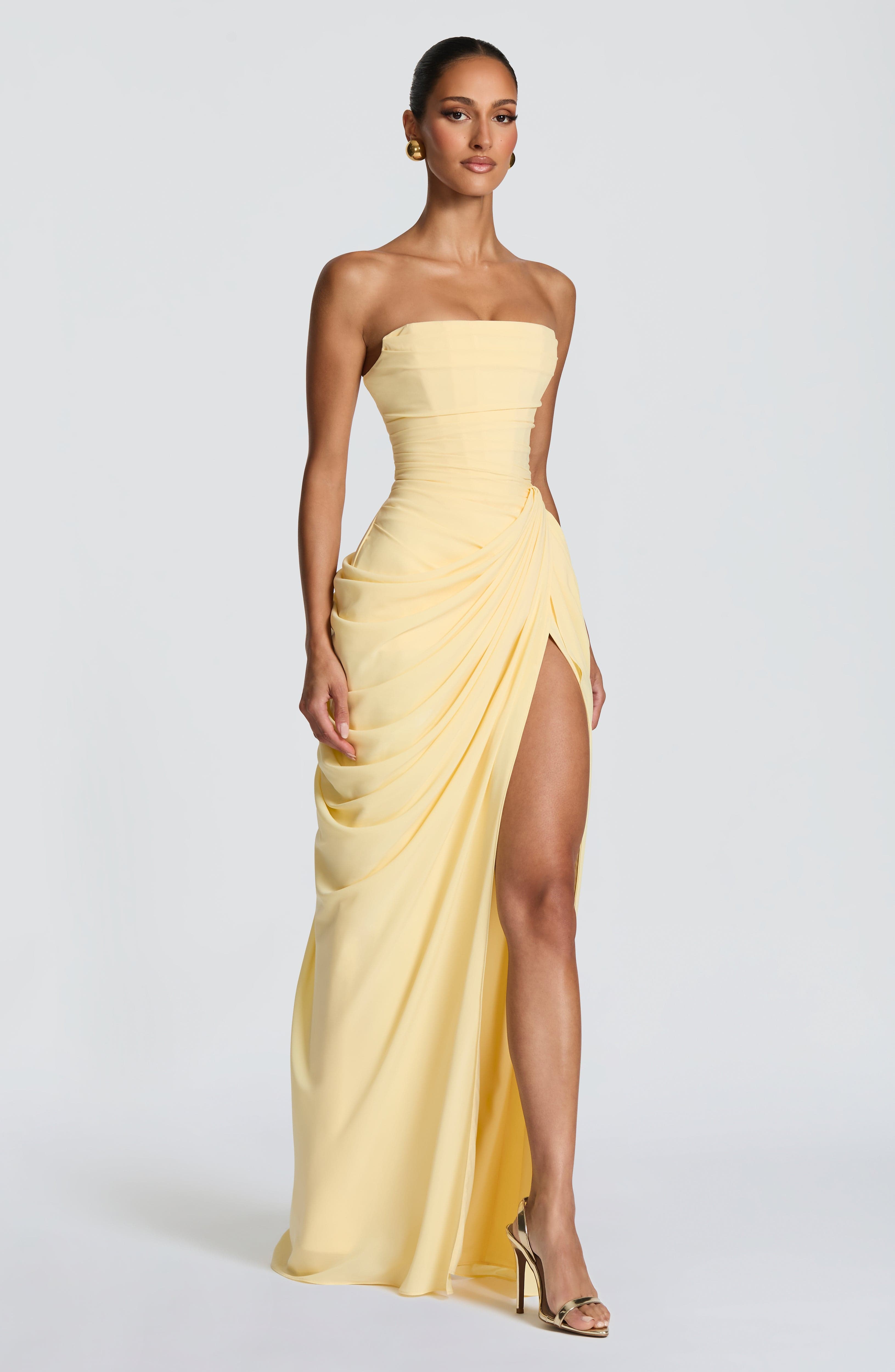 Vestido Solène - Limón