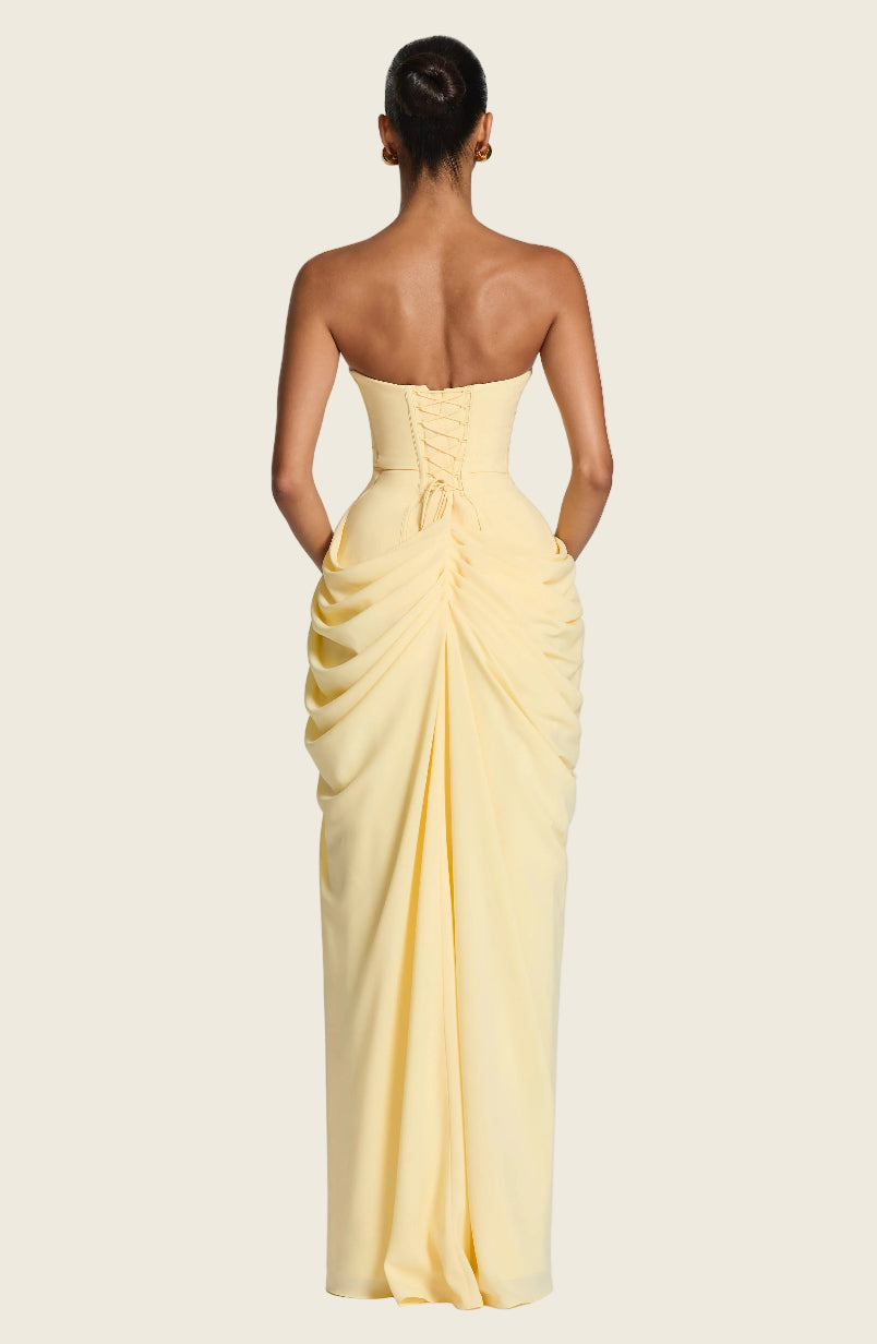 Vestido Solène - Limón
