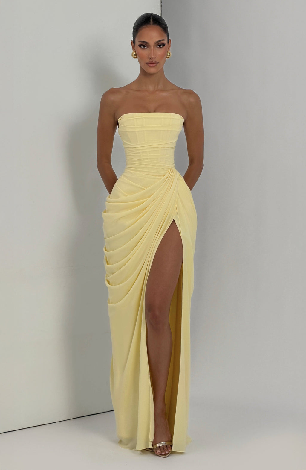 Vestido Solène - Limón