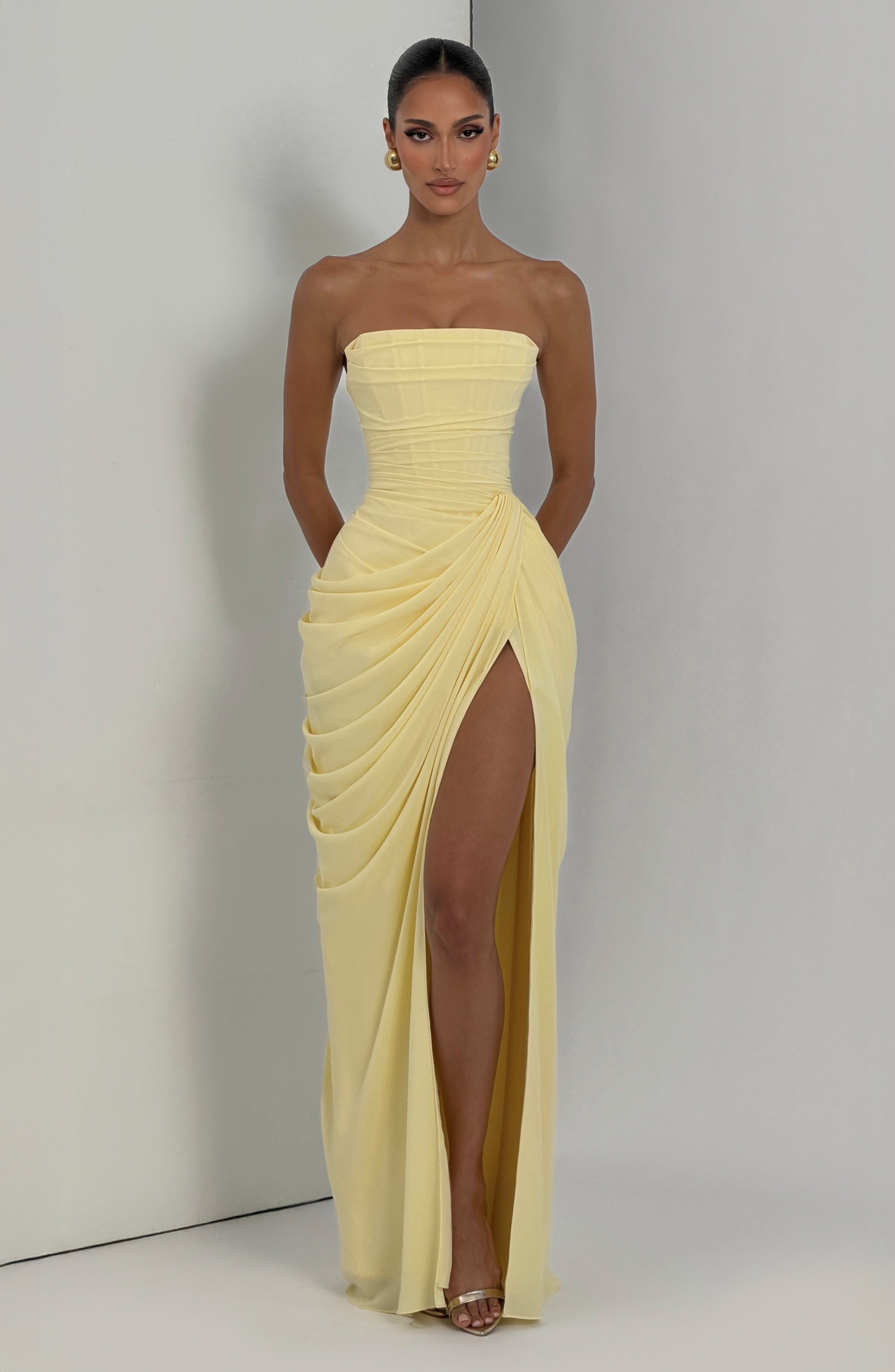 Vestido Solène - Limón