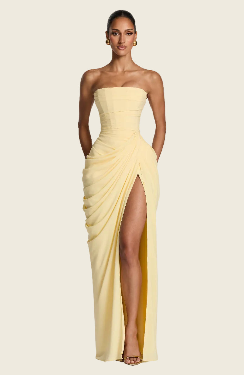 Vestido Solène - Limón