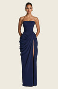 Vestido Solène - Azul Marino