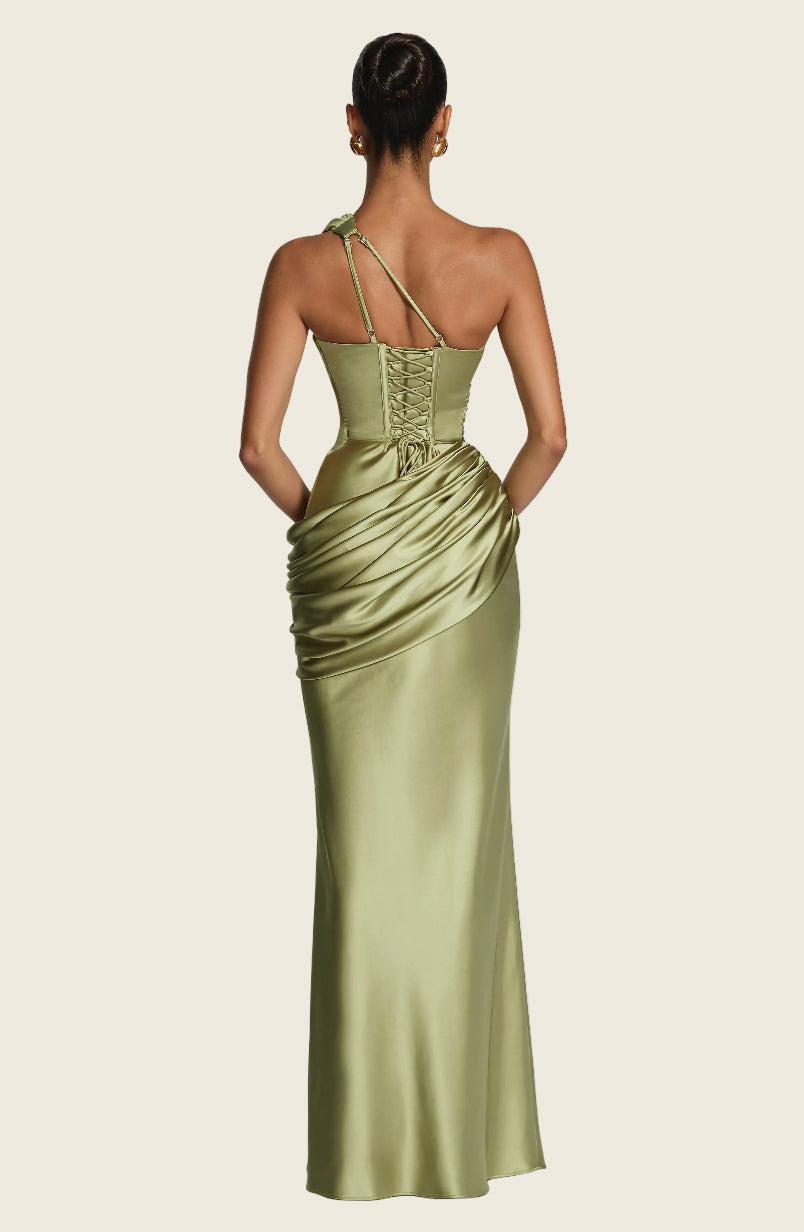 Vestido Élodie Maison - Verde oliva