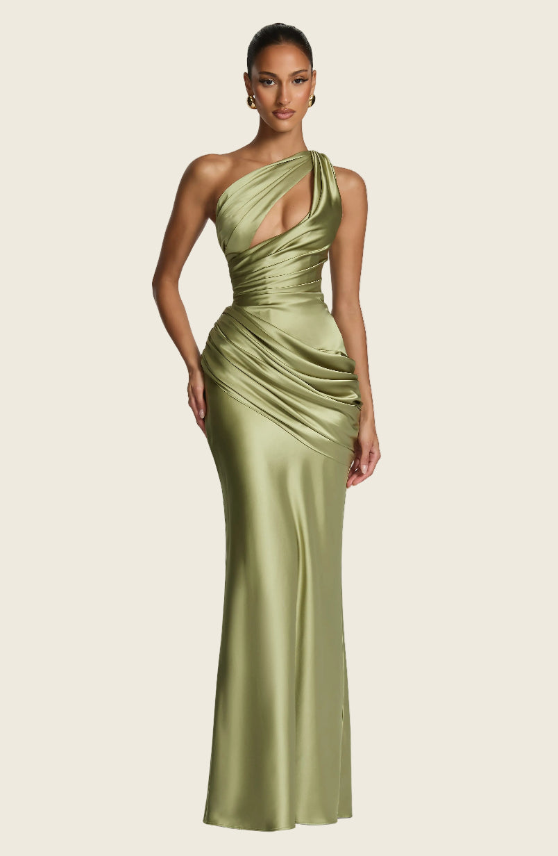 Vestido Élodie Maison - Verde oliva