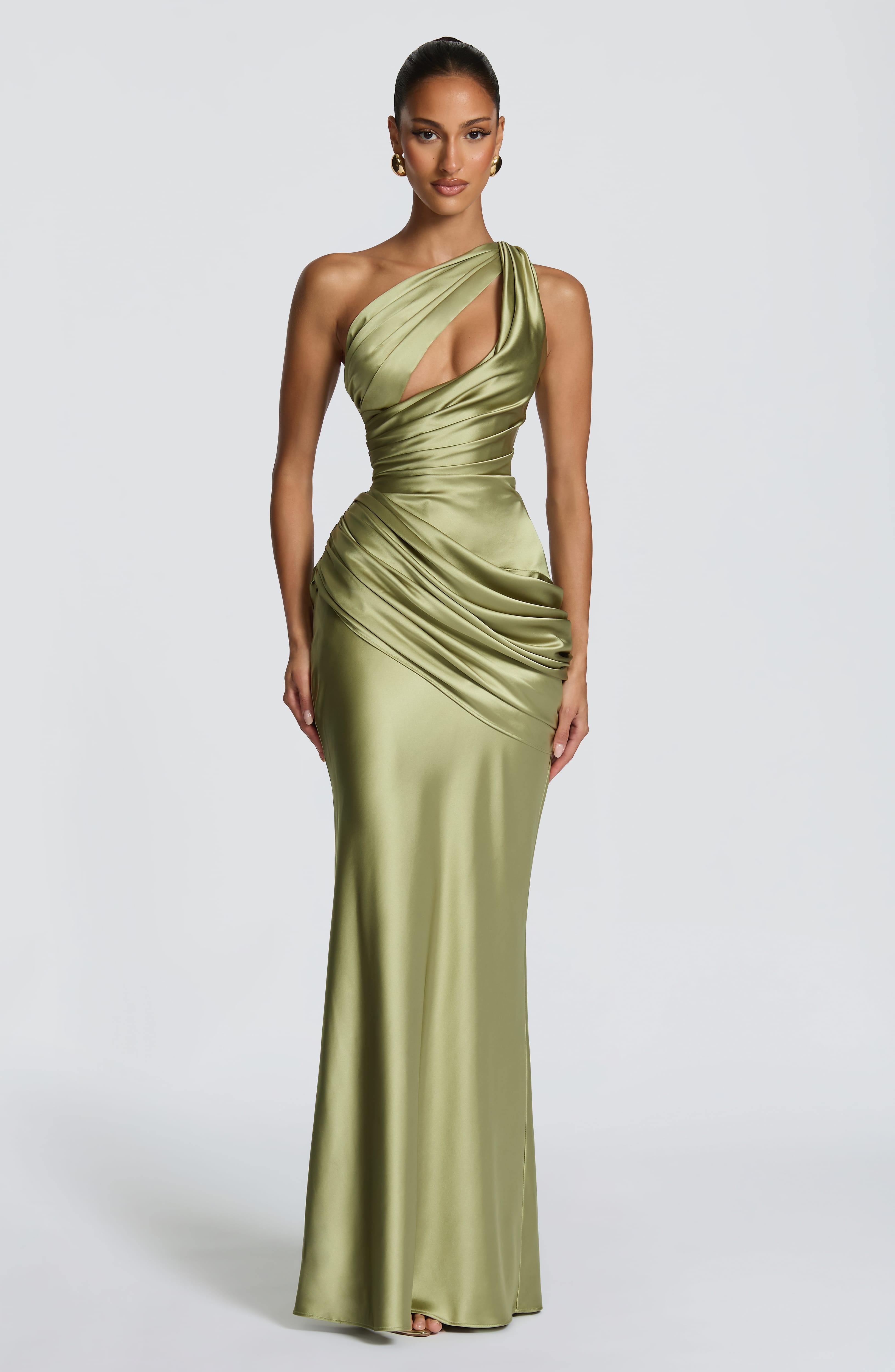 Vestido Élodie Maison - Verde oliva
