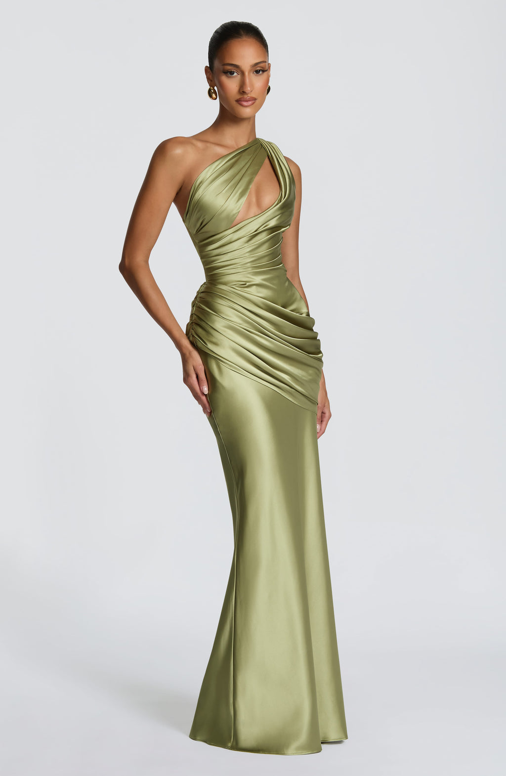 Vestido Élodie Maison - Verde oliva
