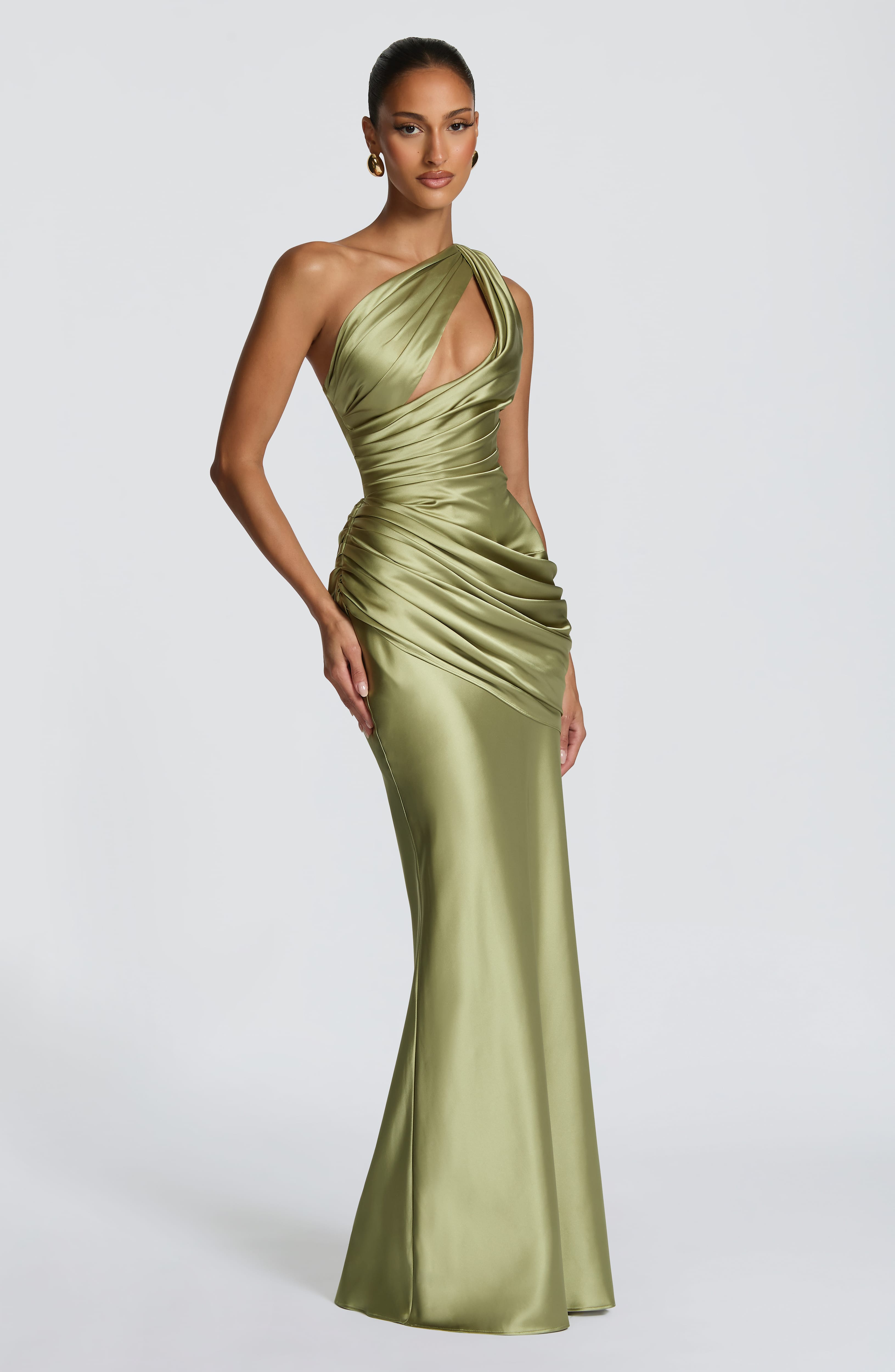 Vestido Élodie Maison - Verde oliva