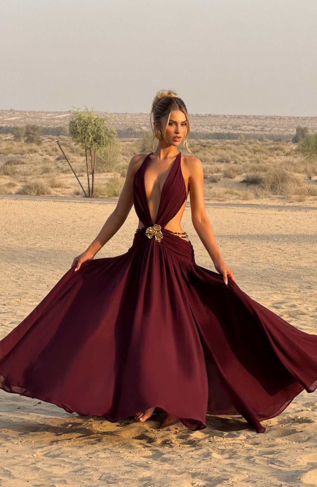 Vestido Indianna - Cherry