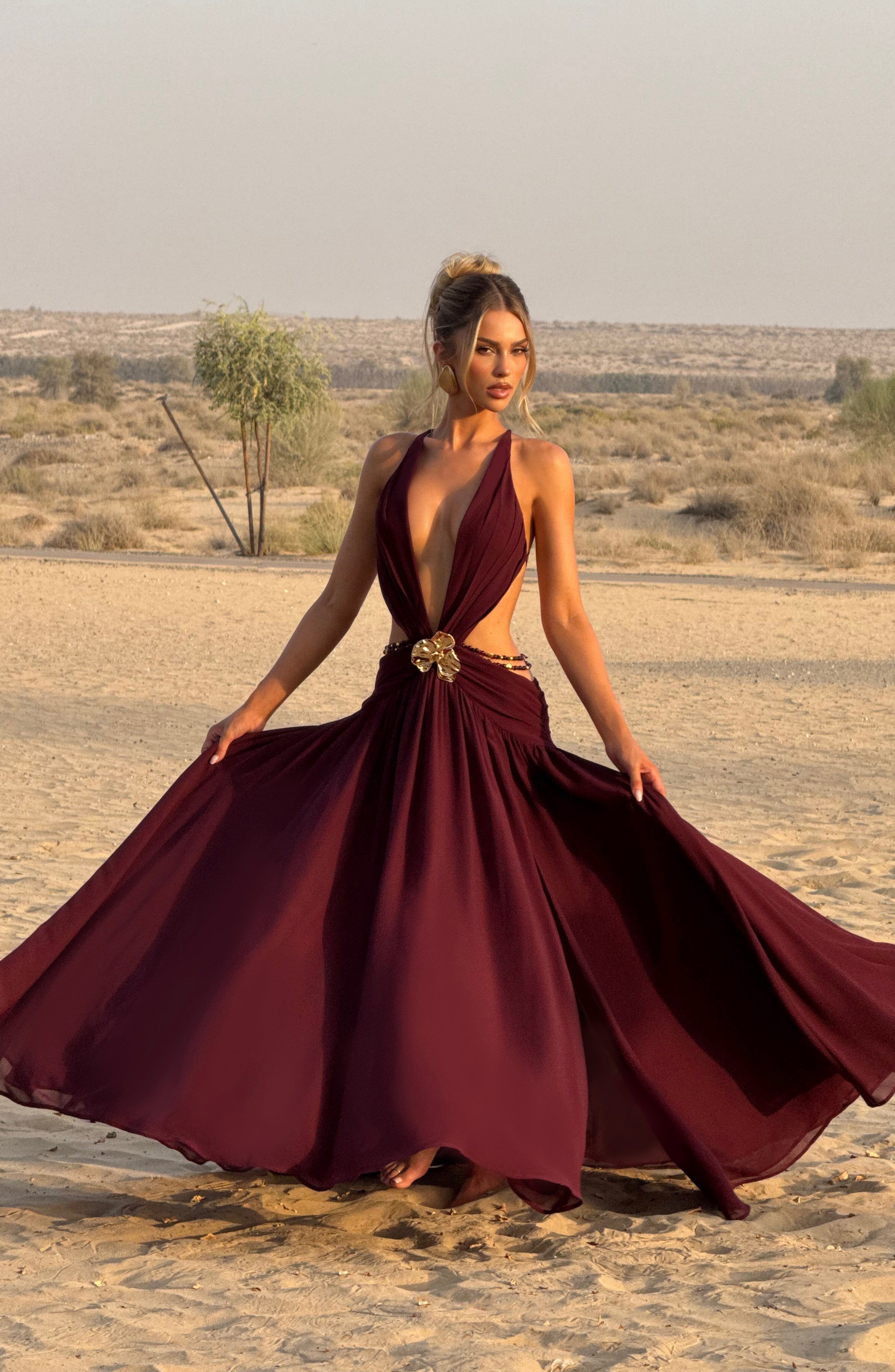 Vestido Indianna - Cherry
