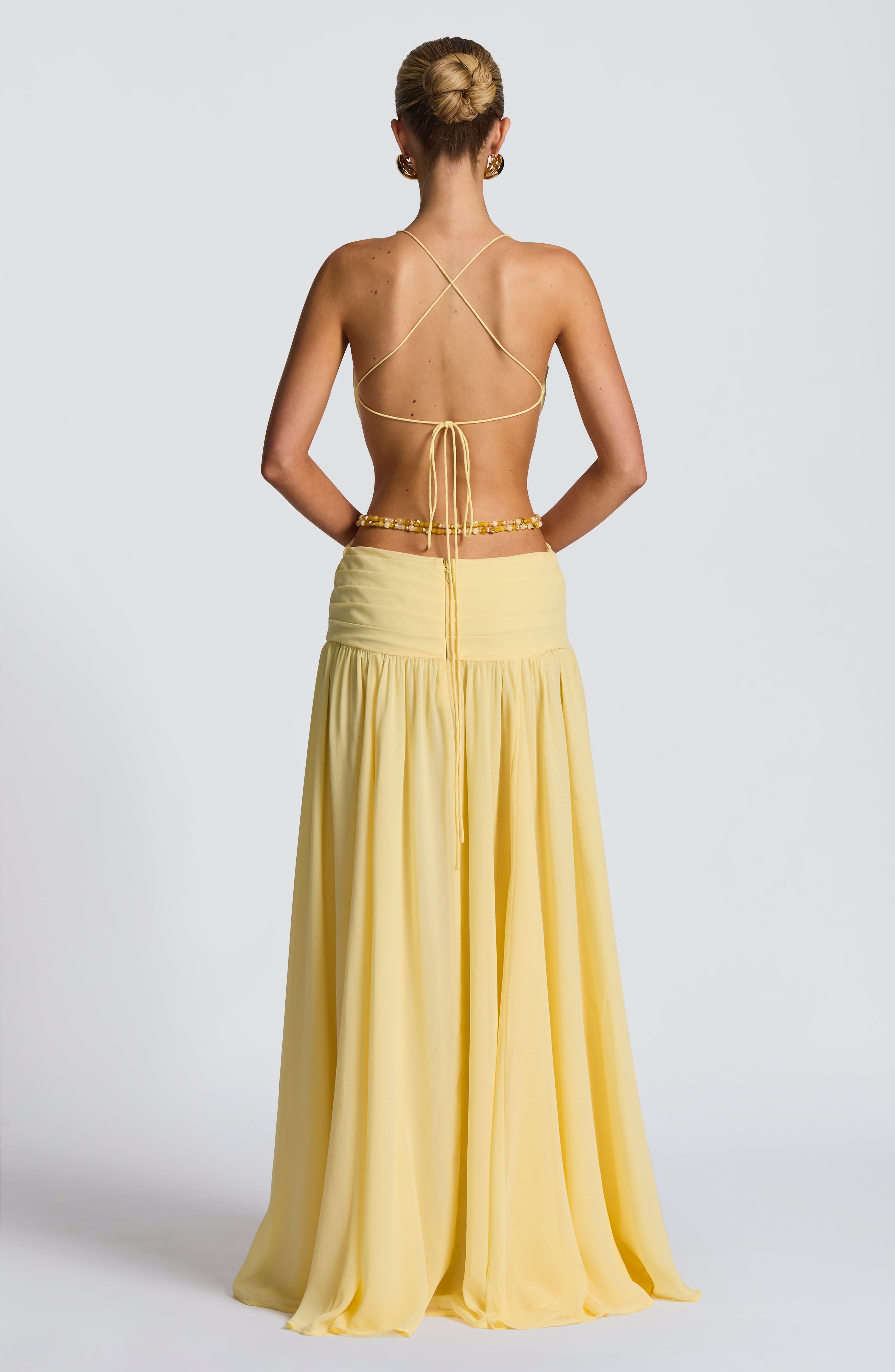 Vestido Indianna - Lemon + Regalo: Pendientes Vivi Oro